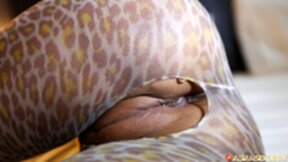 Golf fucked and creampied wearing bodystocking