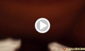Chris penetrated on her back and riding cock